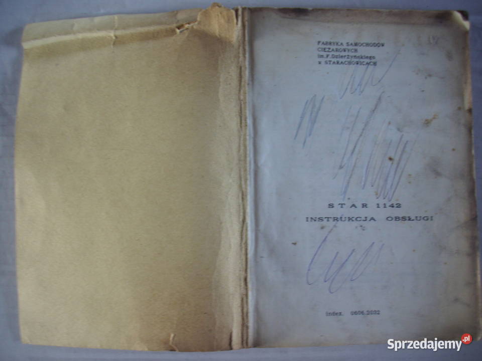 Instrukcja obsługi STAR 1142 wydanie z 1988 r Akcesoria samochodowe Kielce