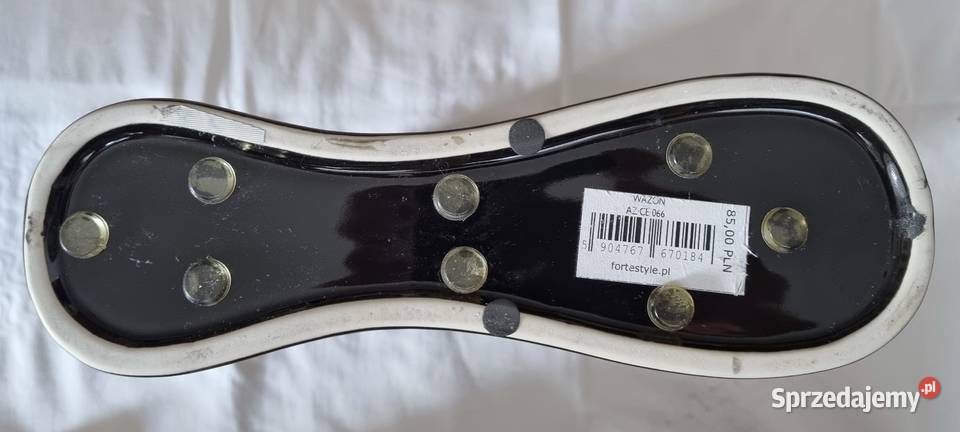 Super nowoczesny wazon w czarnym kolorze Forte mazowieckie Warszawa