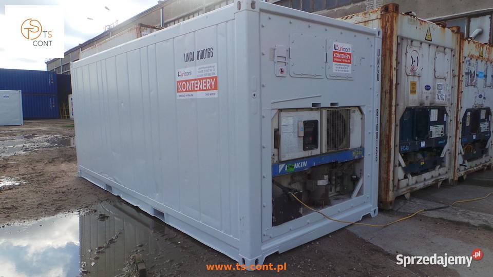 Kontener morski chłodniczy magazynowy 20 RF Gdańsk