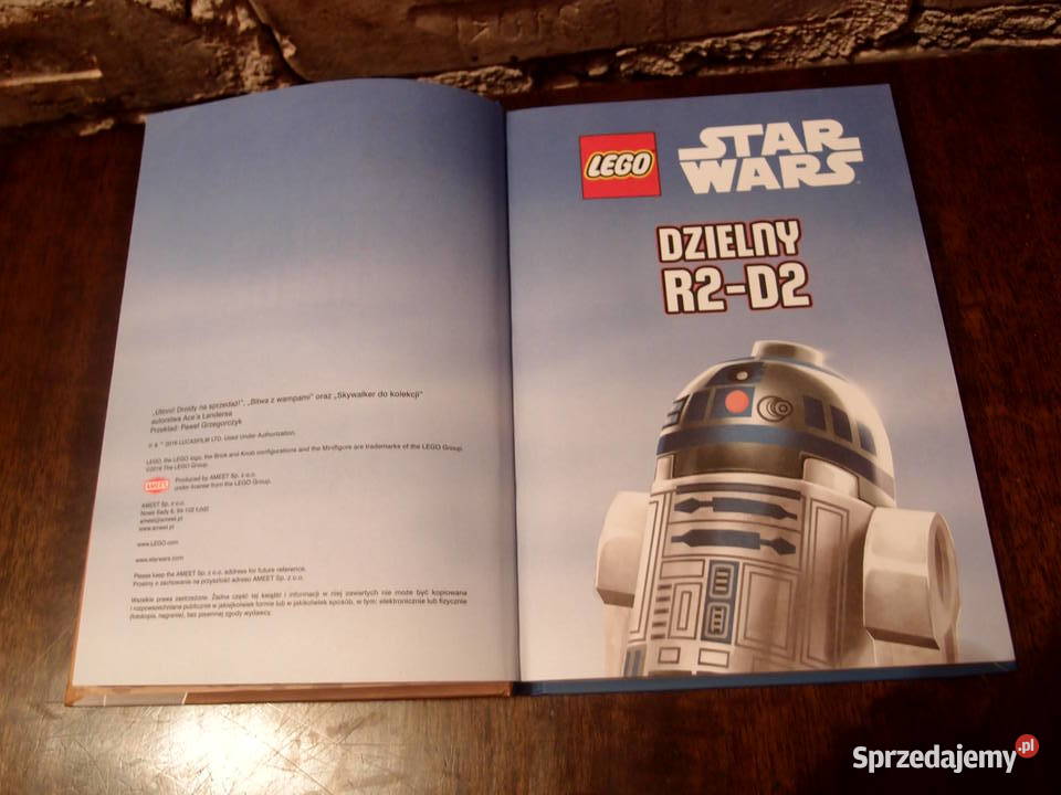 Książka dzieci Dzielny R2D2 Lego Star Wars Książki dla dzieci Łódź