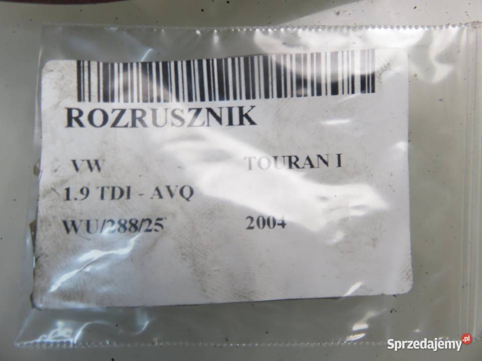 ROZRUSZNIK VW TOURAN I 19 TDI PD 100 AVQ małopolskie sprzedam