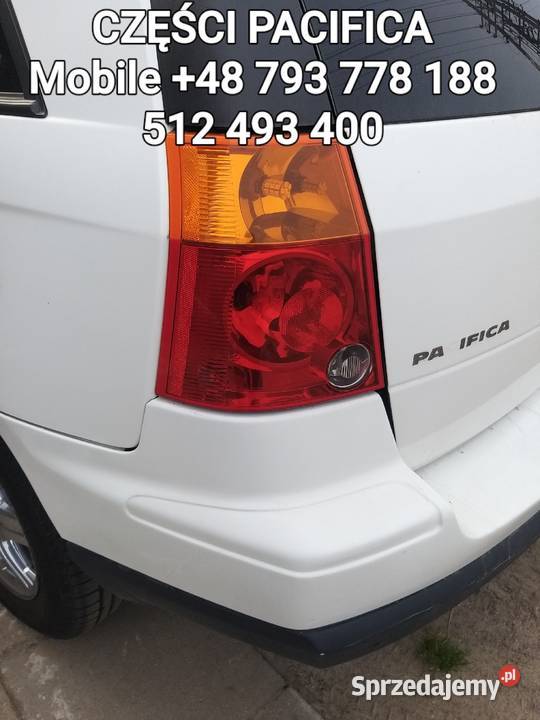 LAMPA TYLNA LEWA PRAWA CHRYSLER PACIFICA 0408 R sprzedam