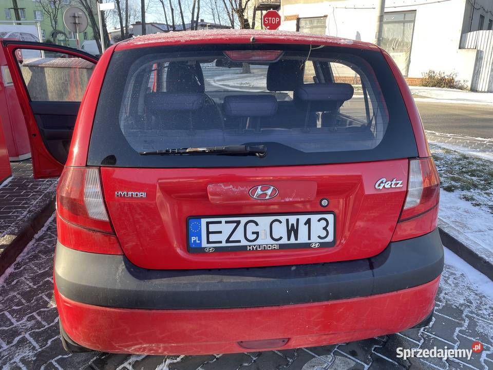 Hyundai Getz Comfort 11 66 2008 1 właściciel 1086cm3 Rąbień AB