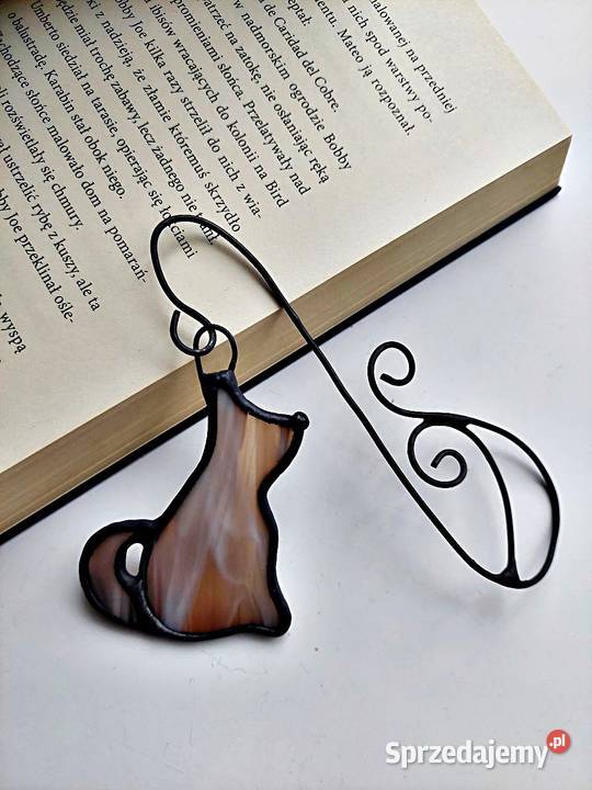 zakładka do książki piesek Lupo witraż Rękodzieło śląskie