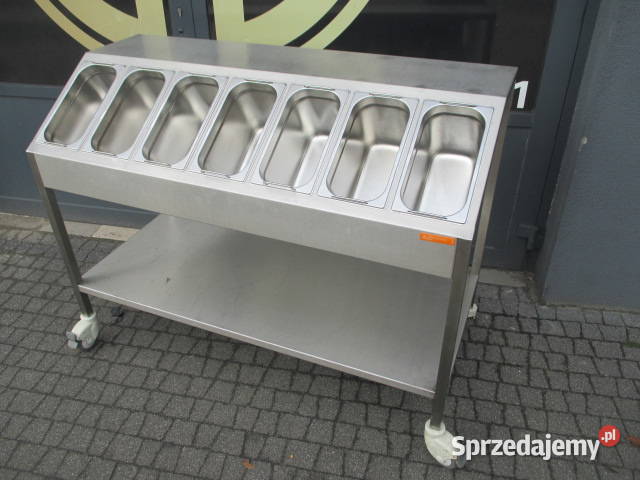 STÓŁ DYSPENSER NA SURÓWKI GASTRONOMICZNY Z PÓŁKĄ wielkopolskie Ostrów Wielkopolski