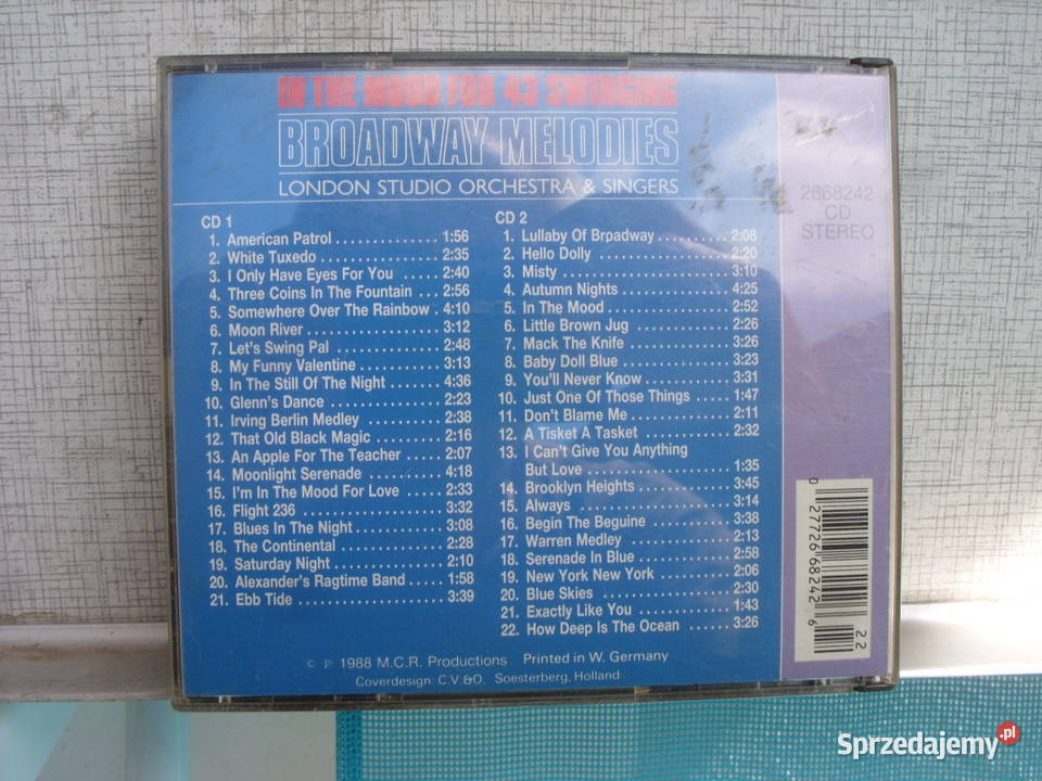 JAZZ CD BROADWAY MELODIESLONDON 2 CD Wołów