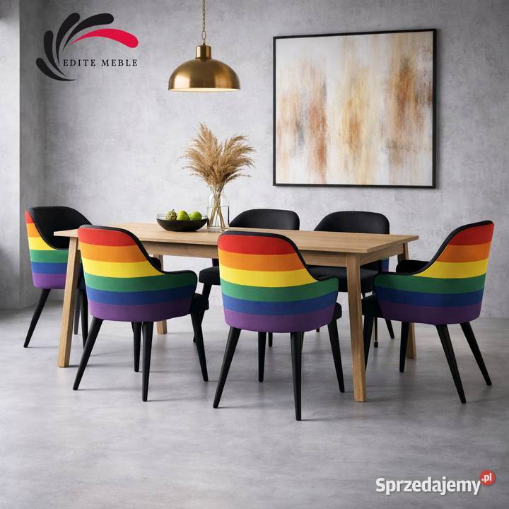 Krzesło Tapicerowane Premium KL9 Rainbow Edite dolnośląskie Wrocław
