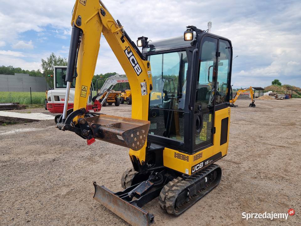 Minikoparka JCB 15 C1 2019r 240mtg maszyna Ryżki sprzedam