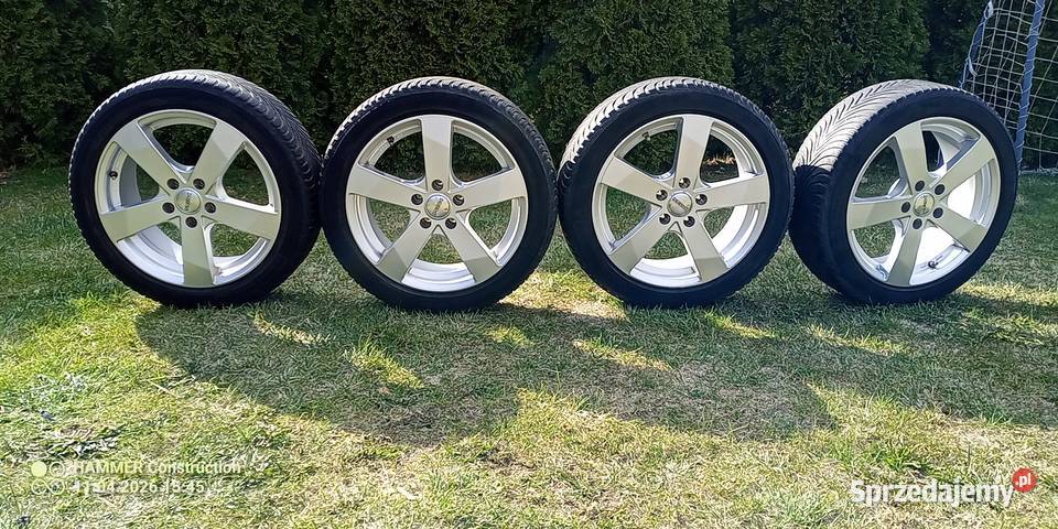 koła aluminiowe 17 Dezent z oponami VW AudiSkoda mazowieckie Pilawa