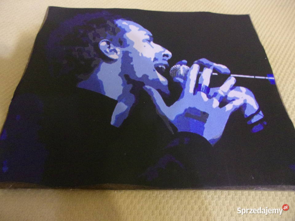 Śpiewający Wokalista dość wyjątkowy obrazek na mazowieckie