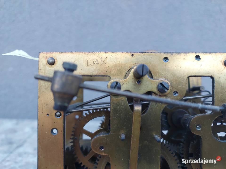 686 Mechanizm starego zegara ściennego Junghans pomorskie Tczew