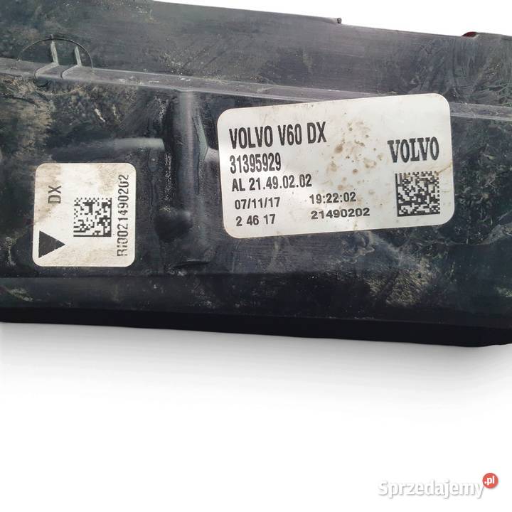 LAMPA PRAWA Volvo V60 20102018 tylnia prawy tył Chełm