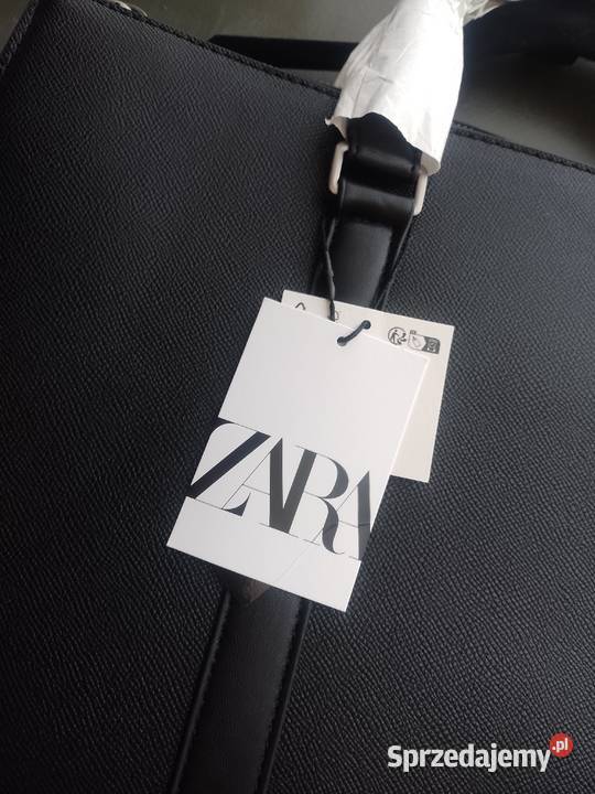 ZARA Czarna teczka z Madrytu torba na laptopa 13 Kraków