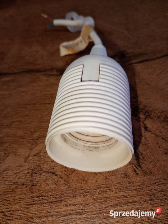 gniazdo E27 oprawka budowlana biała z kablem 10 Dom i Ogród zachodniopomorskie Szczecin sprzedam