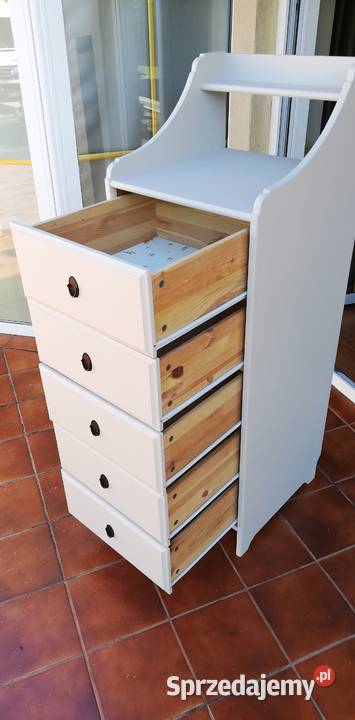 Szafka z szuladami Leksvik Ikea komoda słupek