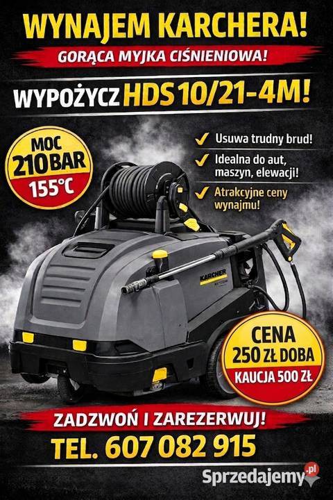 WYNAJEM KARCHERA Wypożycz HDS 1024M pomorskie