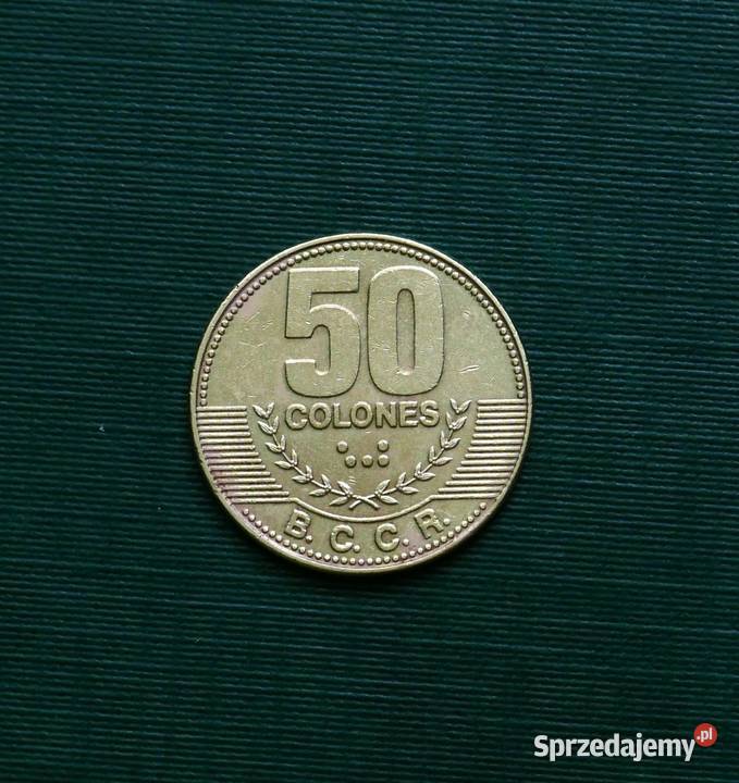 KOSTARYKA 50 colonów 2012r