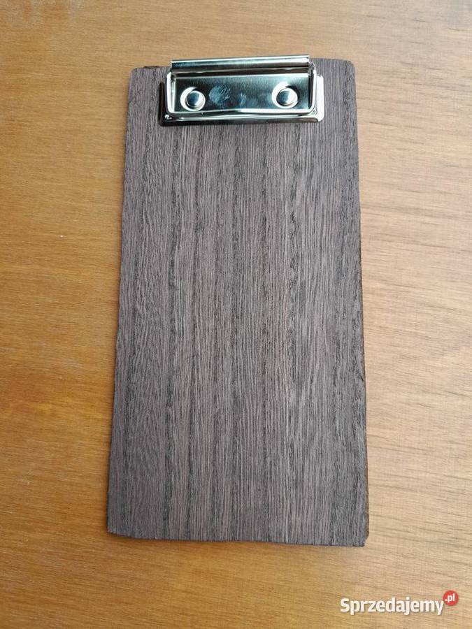 Drewniany clipboard deska z klipsem 20x10 zestaw Dąbrowa Górnicza