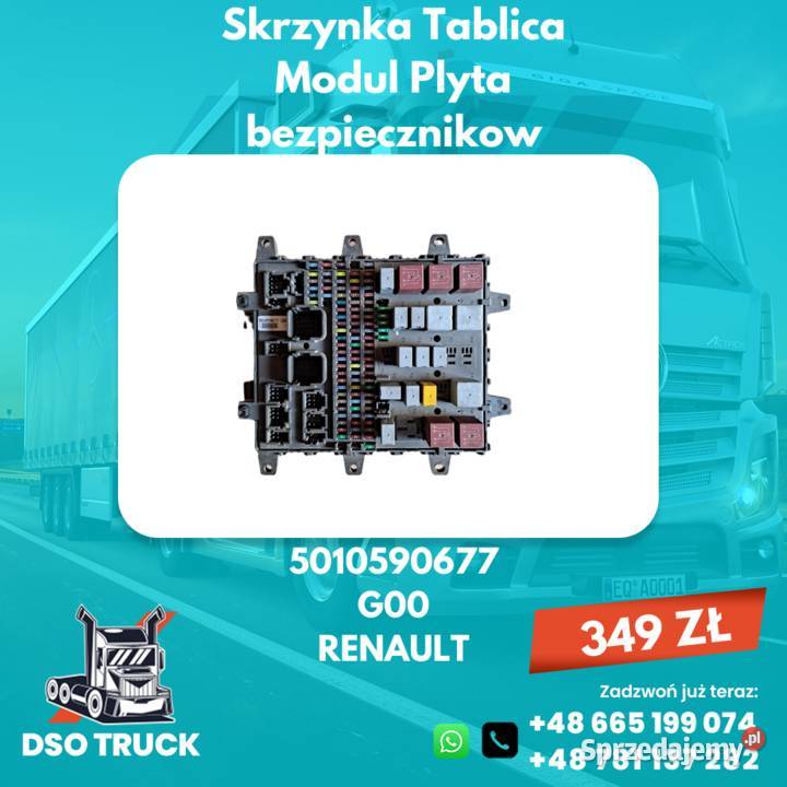 5010590677 G00 RENAULT Skrzynka Tablica Modul Zawichost