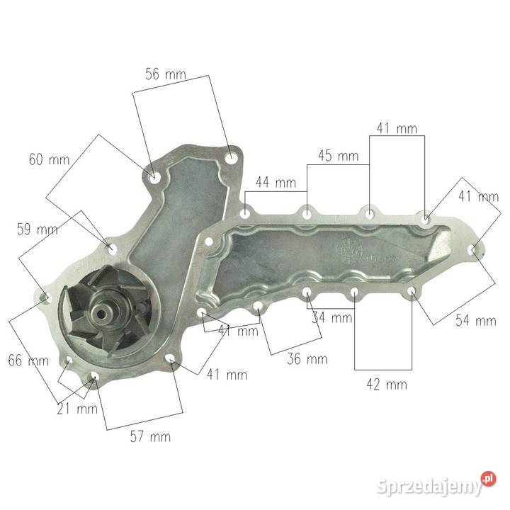 Obudowa pompy wody Kubota L345 L1 225 L1 275 Tajęcina