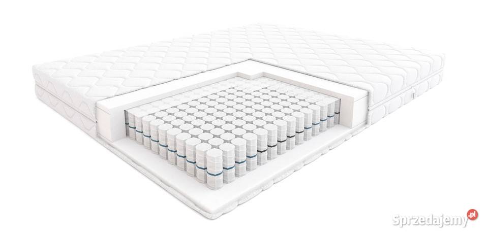 Materac STEP HILDING kieszeniowy 90x200 Silver Kraków