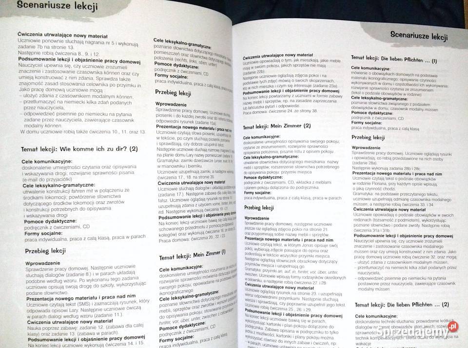 Punkt kl 6 Język niemiecki Książka nauczyciela Chełm sprzedam