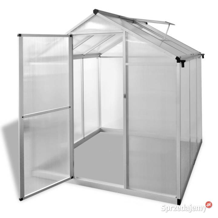 vidaXL Szklarnia wzmocnione aluminium 346