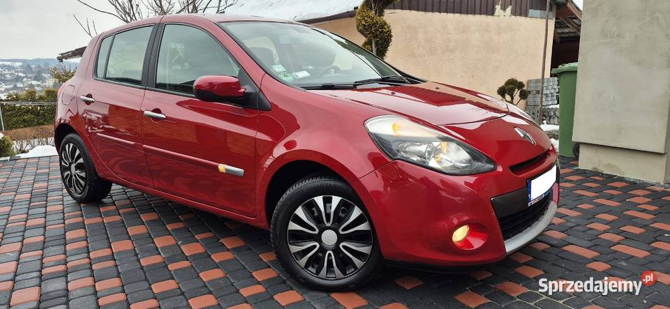 RENAULT CLIO 2011 LIFT 5 DRZWI 1 WŁ 12 101 NOWE bordowy Tarnów