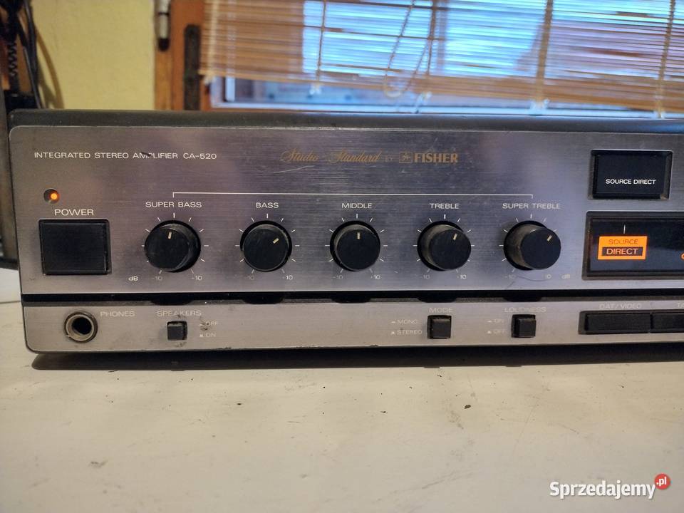 Wzmacniacz Fisher CA520 Pęgów