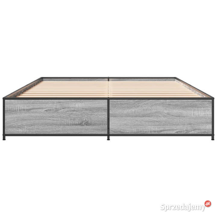 Rama łóżka szary dąb sonoma 150x200 WM3279840 mazowieckie sprzedam