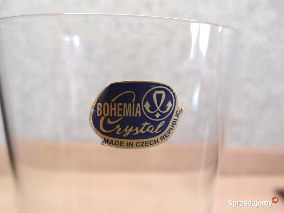 Szklany wazon BOHEMIA Porcelana i szkło sprzedam