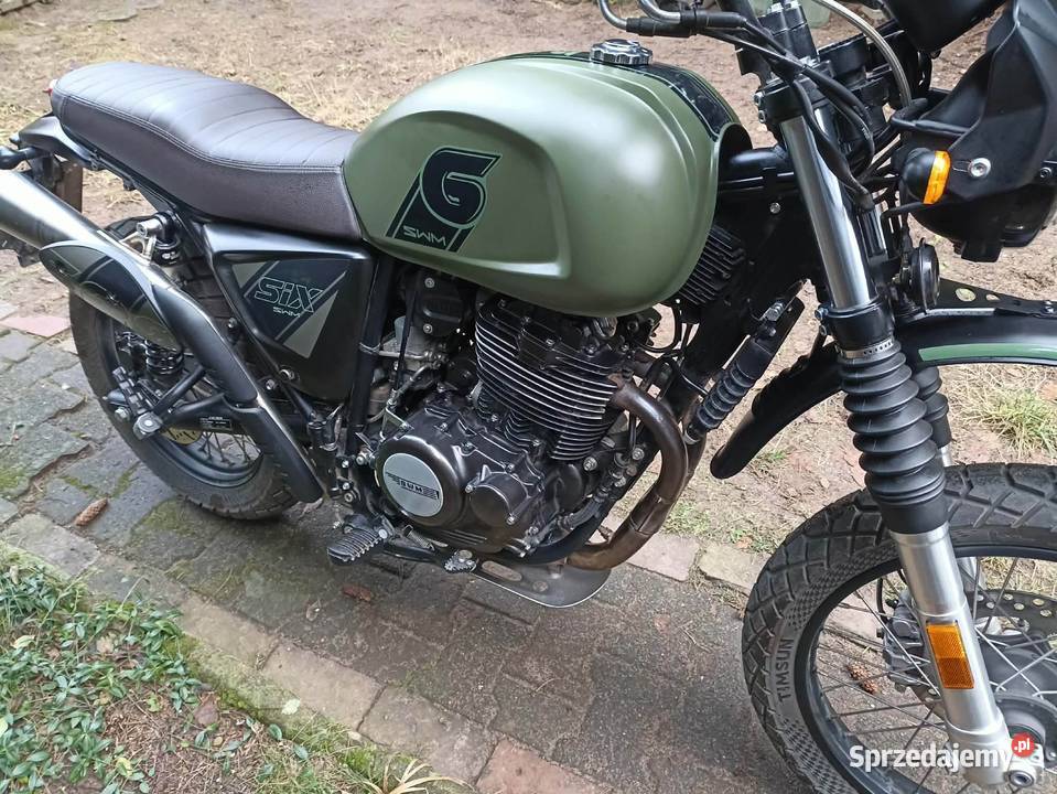 SWM SIX 500 6200 stan lekki scrambler wielkopolskie Stęszewko