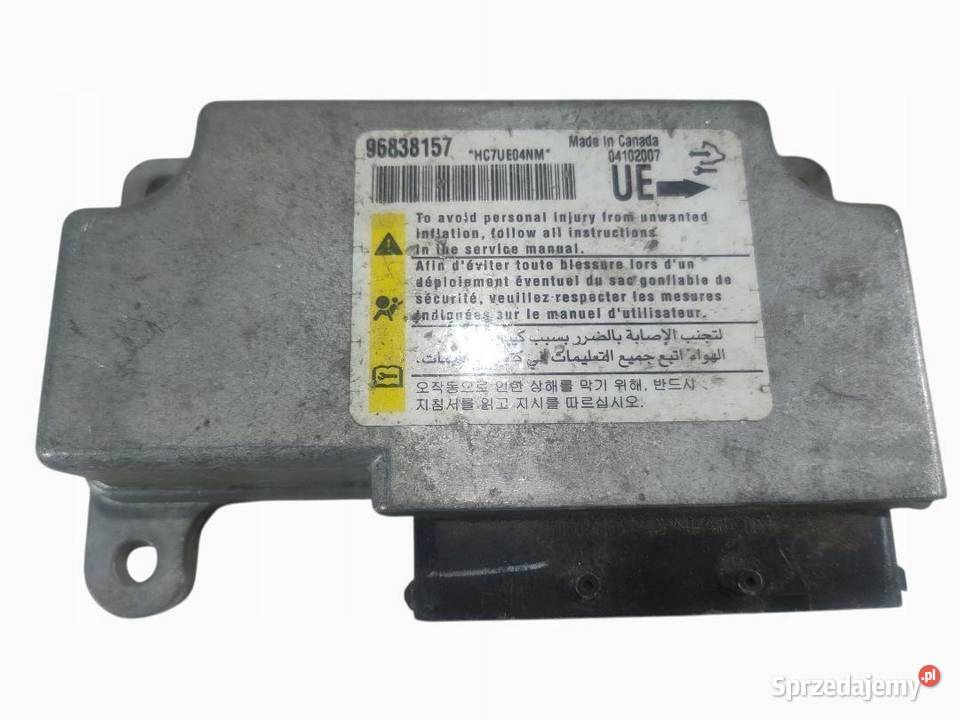 SENSOR AIR BAG AIRBAG CHEVROLET CAPTIVA 96838157 osobowe sprzedam