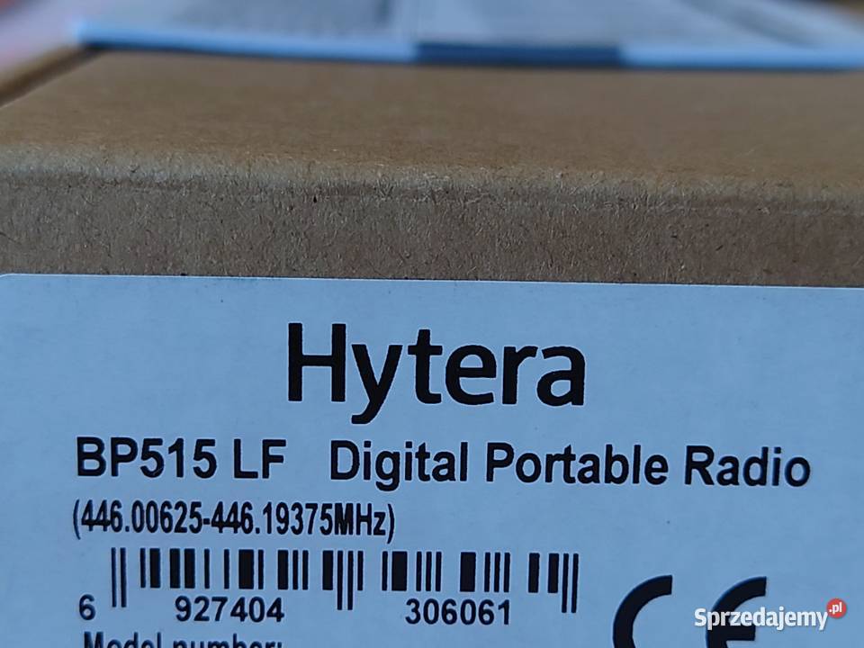 Radiotelefon Hytera BP515LF PMR446Tier I Częstochowa