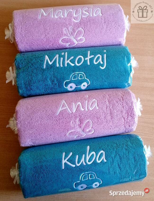 Prezent MIŁOŚNIKA PSÓW psiarza RĘCZNIK z napisem Toruń sprzedam