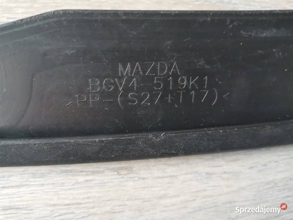 MAZDA 3 0913 SPOILER DOKŁADKA ZDERZAKA PRZÓD Części Międzychód