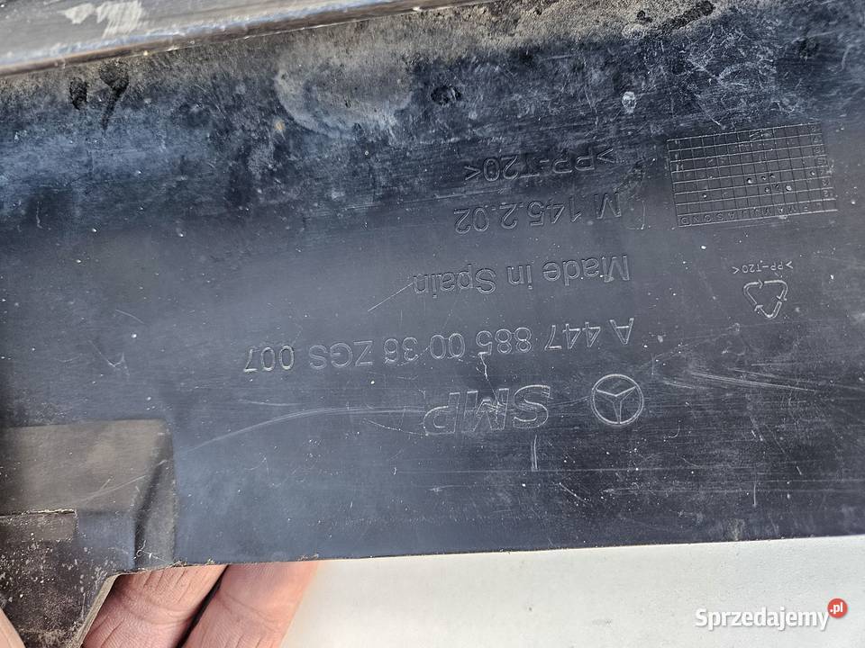 MERCEDES VITO W447 PŁYTA OSŁONA POD ZDERZAK Wzmocnienia, belki i wsporniki Międzychód