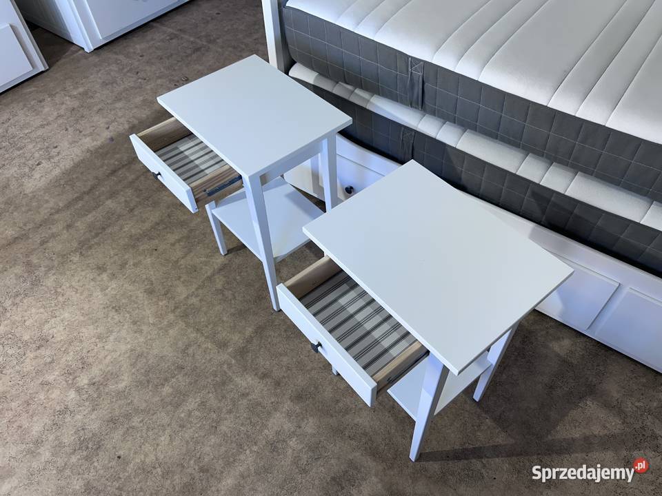 IKEA HEMNES Stolik nocny z szufladką Biały Rybnik