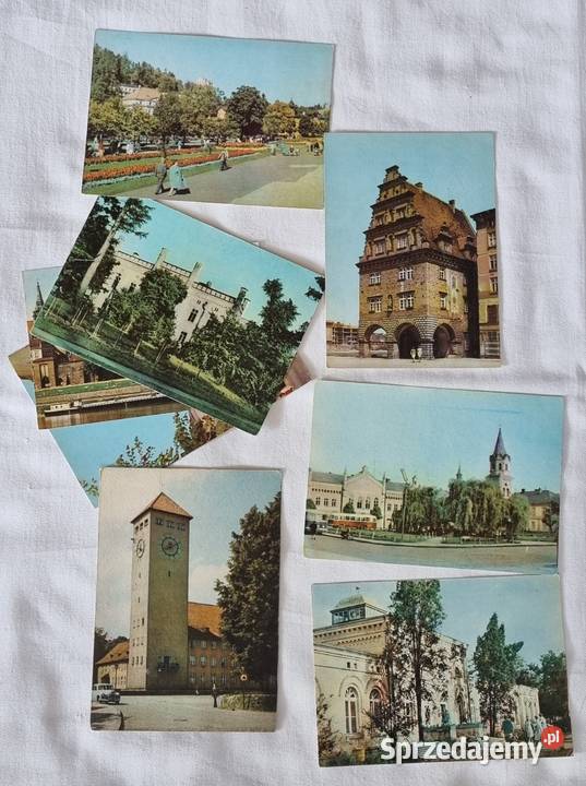 Polskie miasta powojenne barwne pocztówki Warszawa