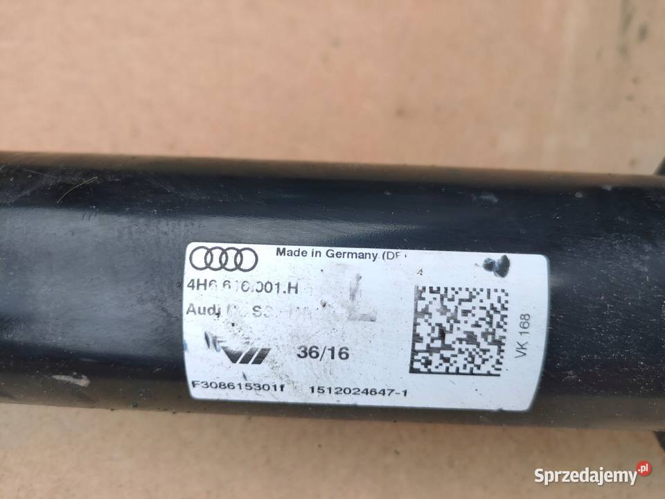 AUDI A8 D4 AMORTYZATOR LEWY TYŁ 4H6616001H TYLNY