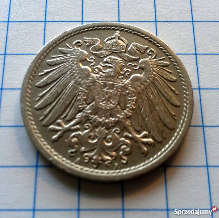10 PFENNIG 10 FENIGÓW 1906 A NIEMCY Numizmatyka Piszczac