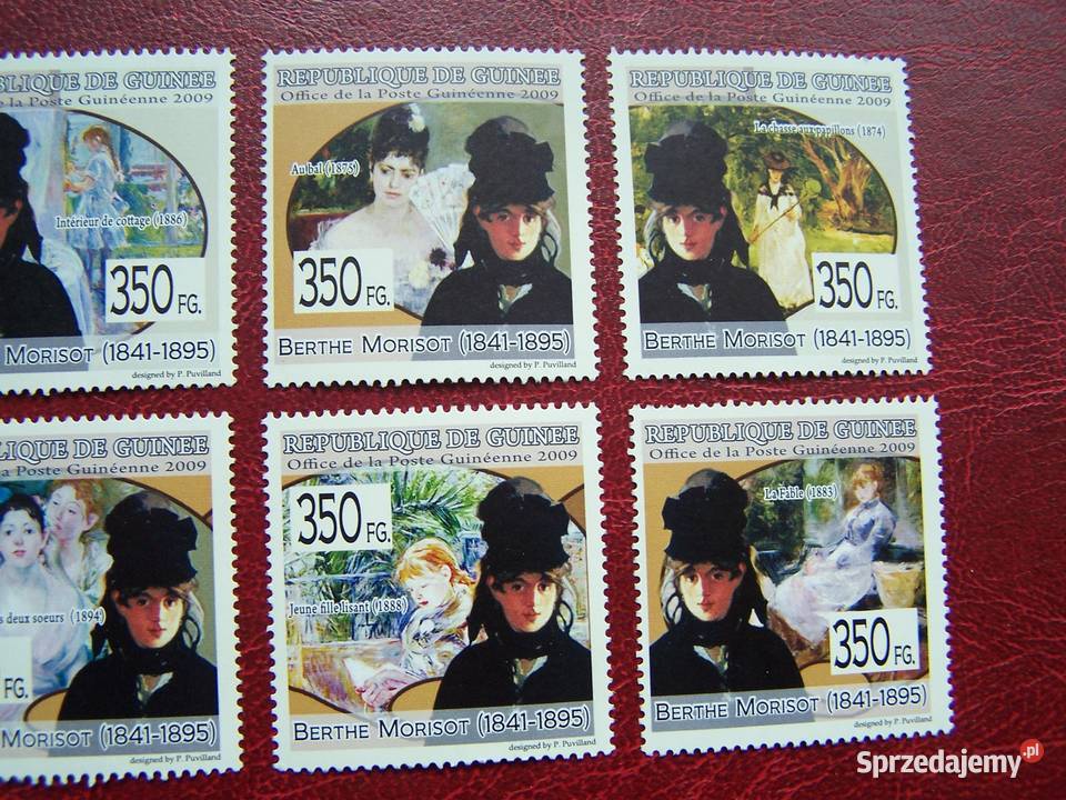 Gwinea 2009 MNH Sztuka Malarstwo B Morisot śląskie Tychy
