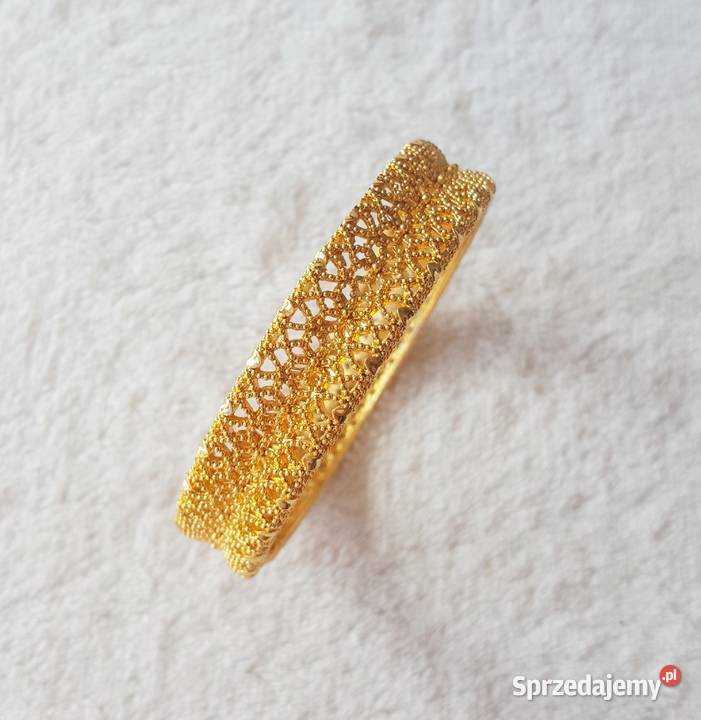 Nowa bransoletka arabska złoty kolor bransoleta Szczecin