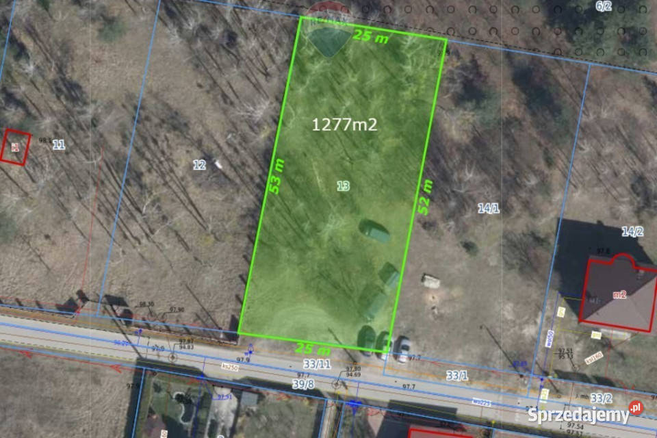 Konstancinurokliwa działka budowlana mediaMPZP Konstancin-Jeziorna