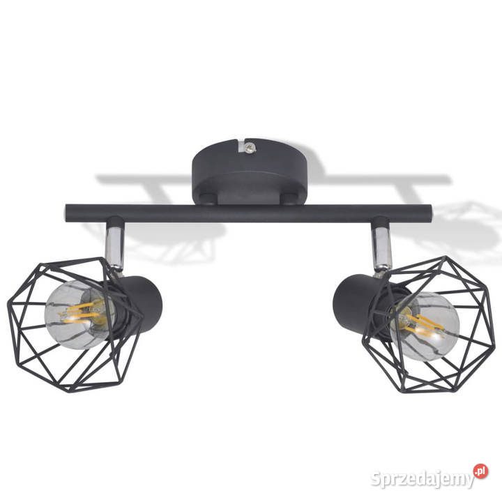 Lampa w industrialnym stylu z 2 reflektorami LED mazowieckie