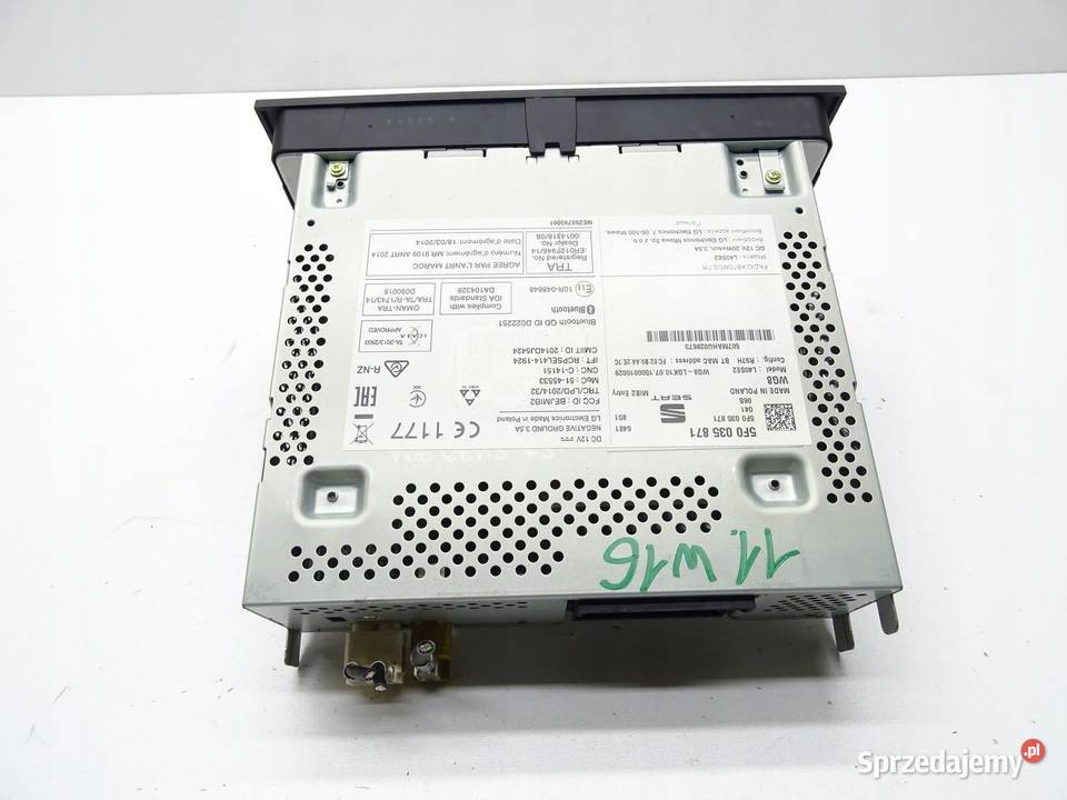 RADIO CD MP3 5F0035871 SEAT LEON III TIGUAN osobowe sprzedam