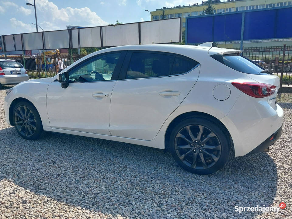 Mazda 3 SALON pierwszy wł BIAŁA PERŁA Ksenony Warszawa