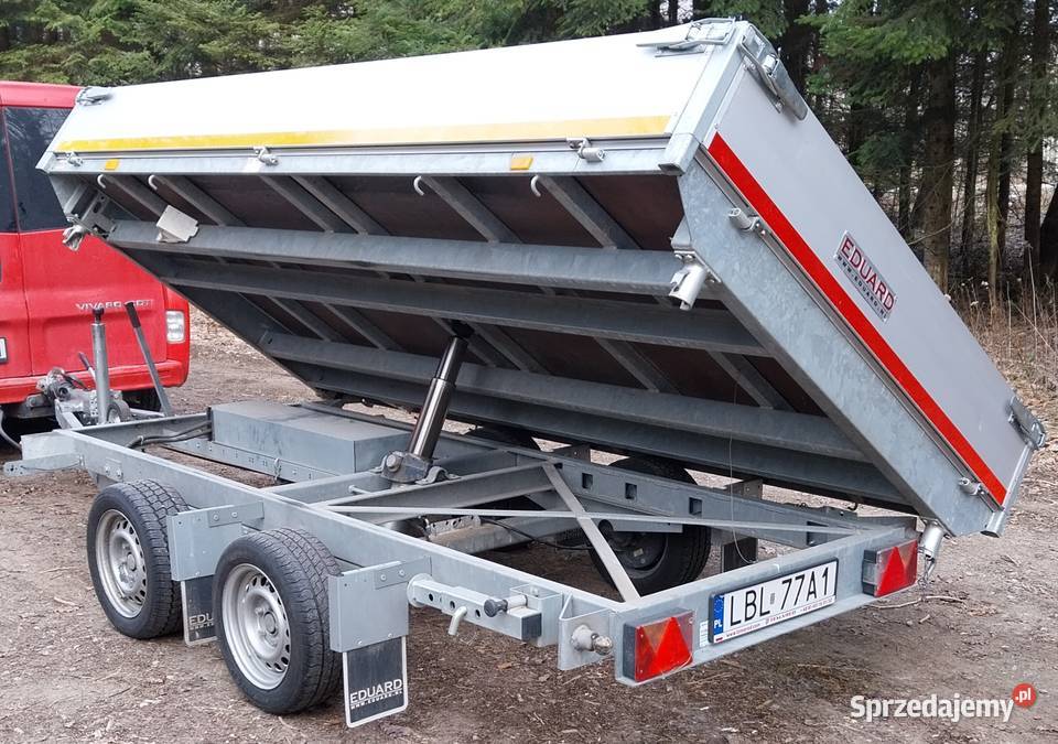 EDWARD przyczepa wywrot elektryczny 3500 mocna i