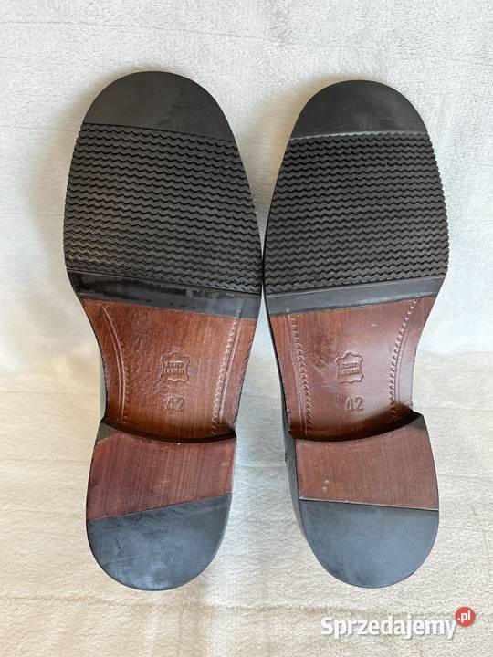Mens City Shoes całe ze skóry lakierowanej derby Obuwie Jastrzębie-Zdrój