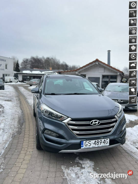 Hyundai Tucson Panorama skórzane fotele III wielofunkcyjna kierownica pomorskie Słupsk
